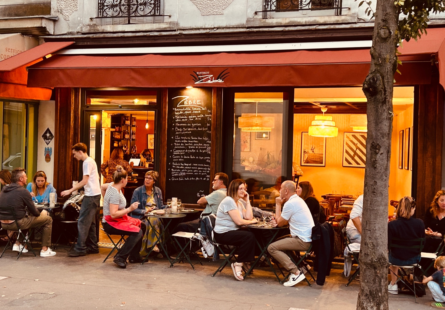 Terrasse du Zèbre